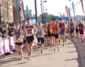 Start of the BUPA  Great North 5k.